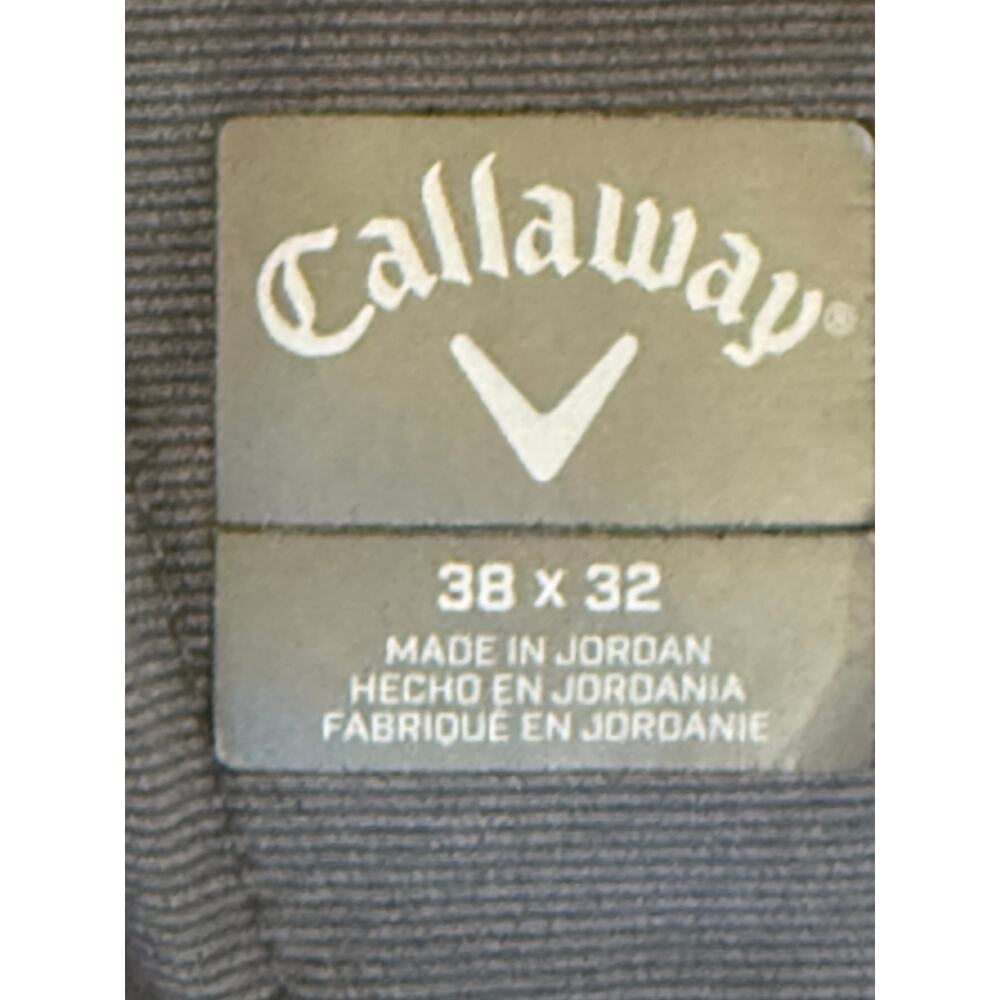 Callaway Mens Performance Golf Chino Pants 38X32 Gray Preppy Business Outdoor - Picture 7 of 9